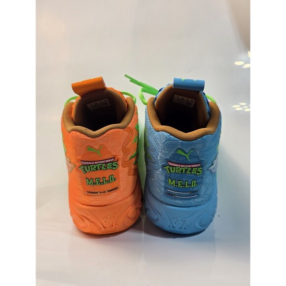 Puma Teenage Mutant Ninja Turtles x MB.04 Leonardo & Michelangelo LAMELO Size 9 main image 6